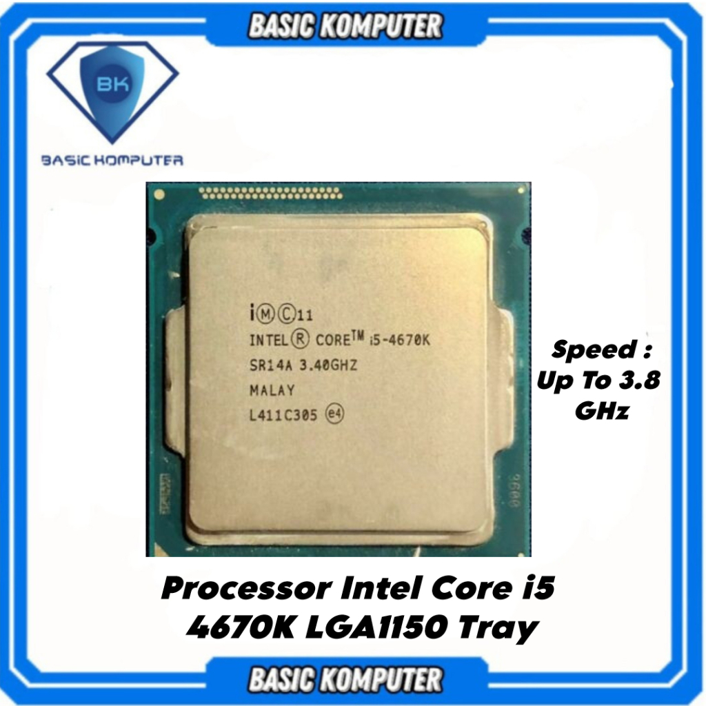 PROCESSOR INTEL i5 4670K LGA1150 TRAY