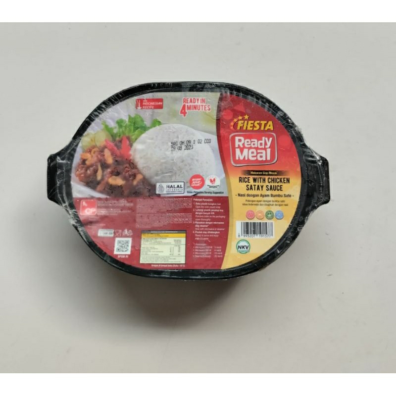 

Fiesta Ready Meal Rice With Chicken Satay Sauce