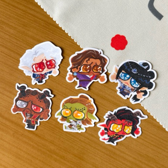 

Baldur's Gate Glitter Stickers