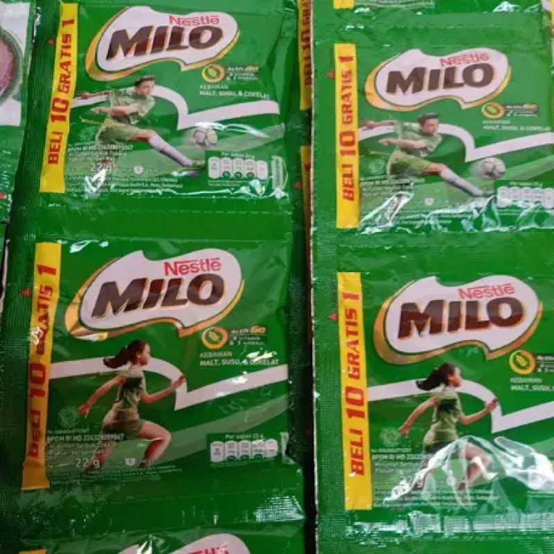 

susu milo renceng isi 11 sachet