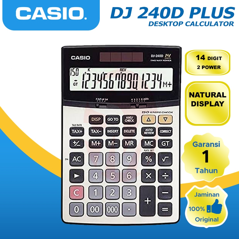 

KALKULATOR CASIO DJ 240DPLUS