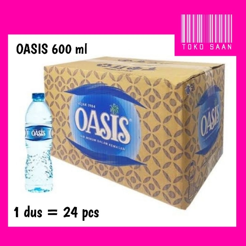 

OASIS BOTOL 600 ML 1 DUS ISI 24 PCS BOTOL