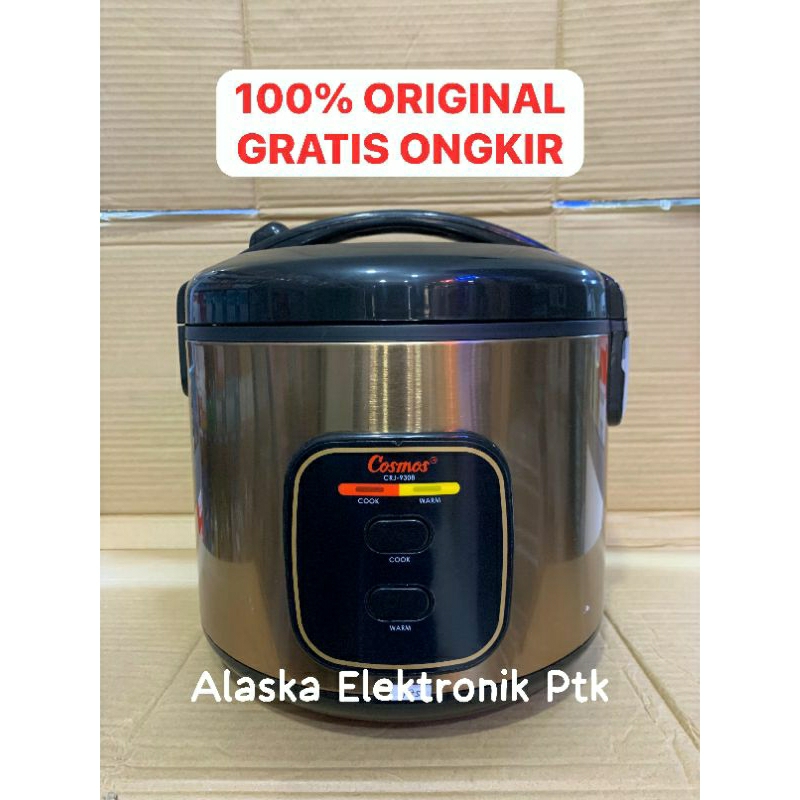Magicom Cosmos PANCI STAINLESS CRJ 9308 GOLD 2Liter/ Rice Cooker Cosmos Panci Stainless 2Liter/ Pena