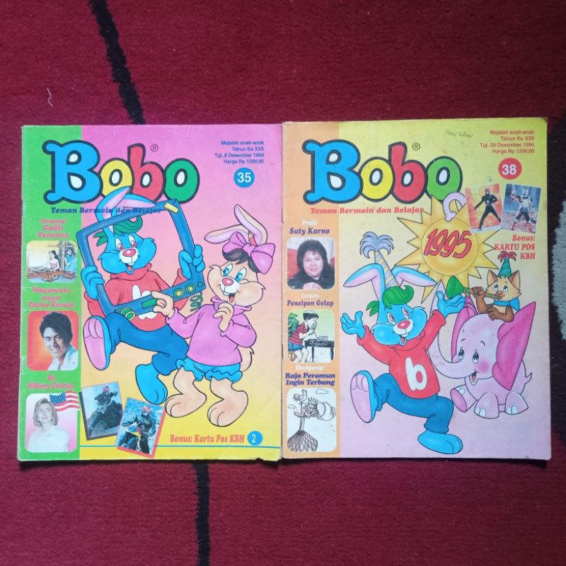 majalah bobo jadul tahun 94