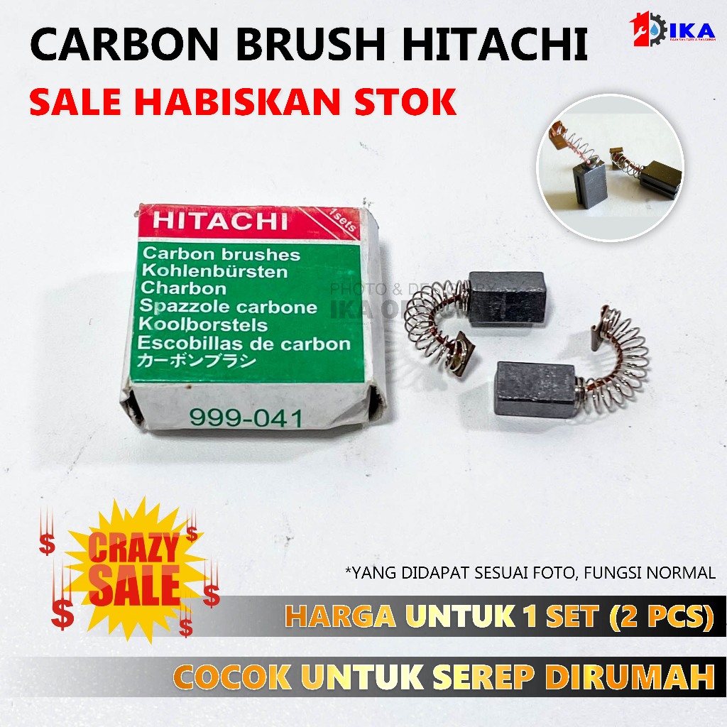 Carbon Brush HITACHI CB041(minimal.2pcs) /Arang/Spul/Bostel/Kul / CB041 Carbon Brush 041 Gerinda Hit