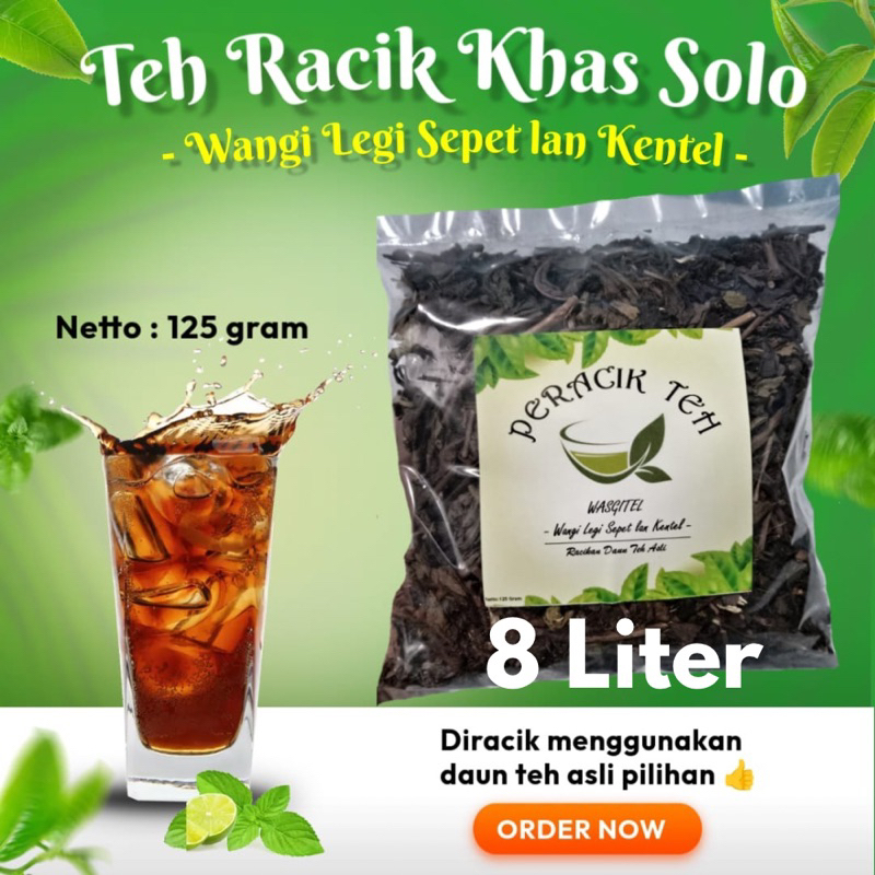 

Laris Racikan Teh Solo Paket Jualan 125 gram - 1kg Premium WASGITEL Wangi Legi Sepet Lan Kenthel | 11.11 Diskon murah | Angkringan | Jual Es teh | Restoran | Warkop