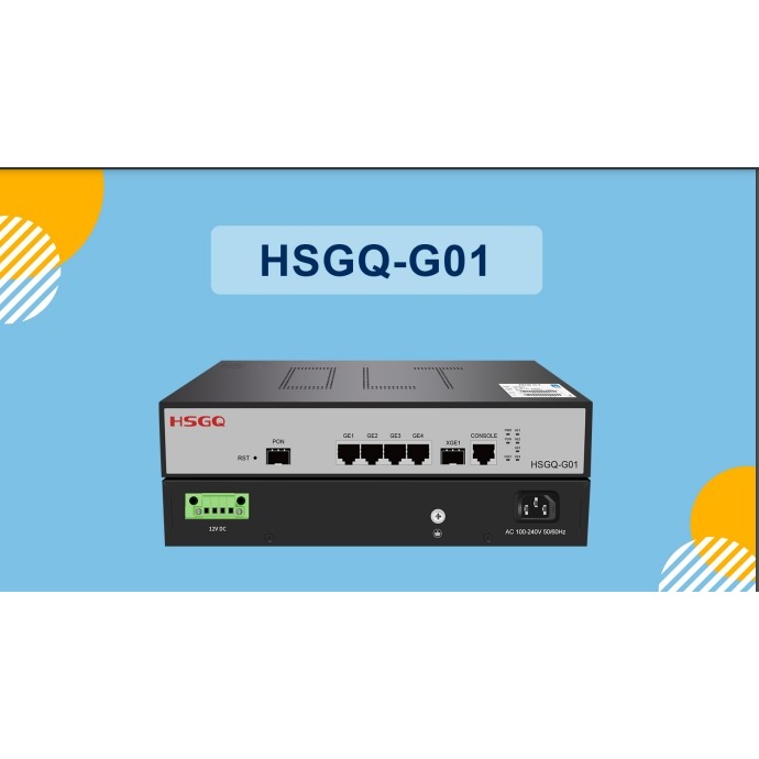 HSGQ-G01 New OLT GPON 1 Port OLT ,4*GE RJ45,1*10G SFP+,Mini Size