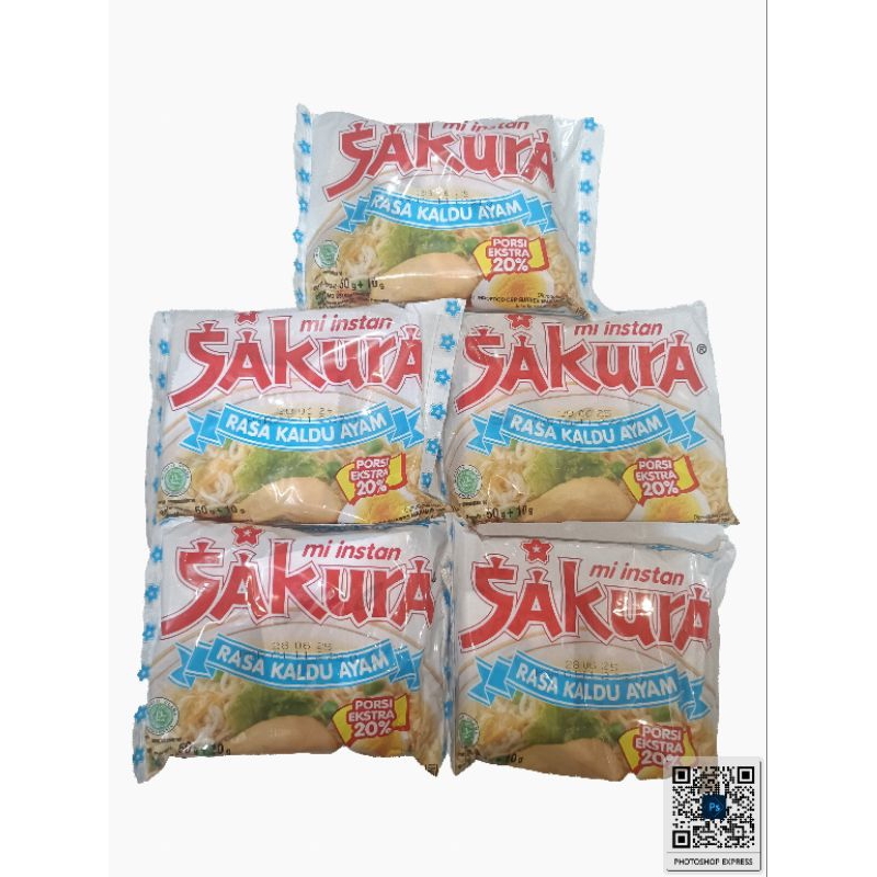 

SAKURA Mie instan 60gr (isi 5)