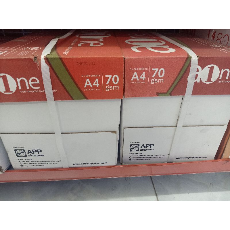 

HVS Aone A4 70 GSM 1 Rem