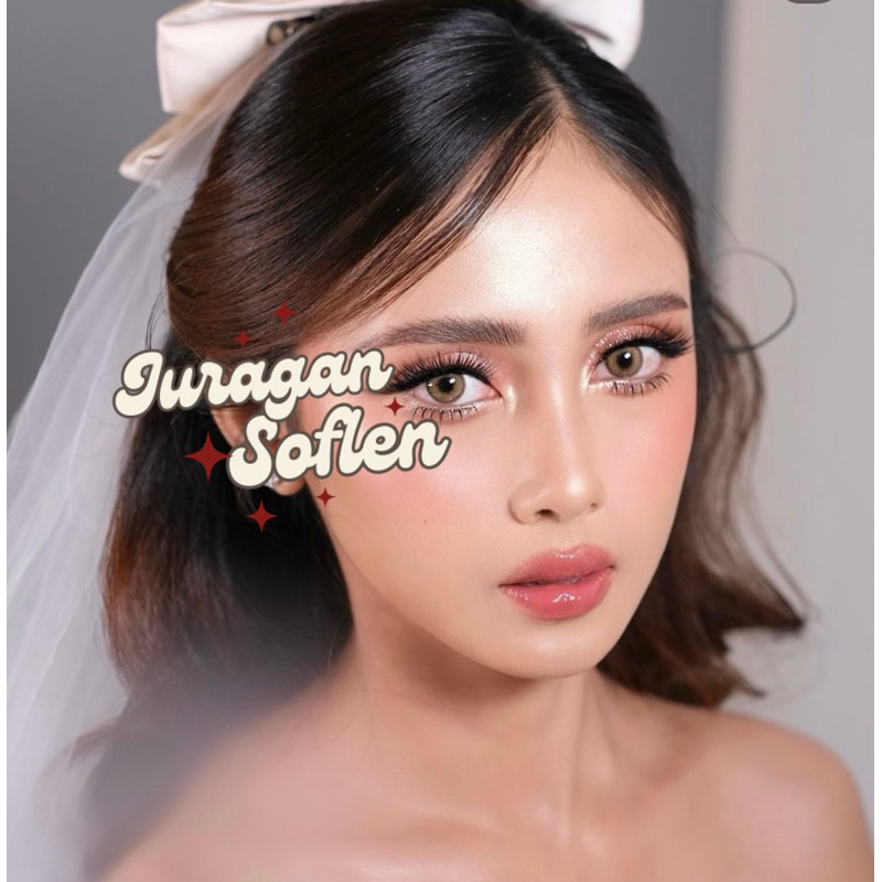 SOFLEN DC1 BROWN NORMAL & MINUS READY STOCK MURAH BANJARMASIN BEST SELLER DIA 14.5 MM