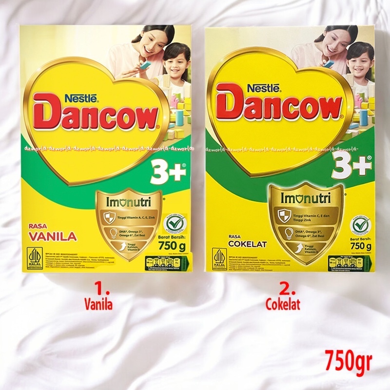 

Dancow Nestle 3+ Rasa Vanila Cokelat 750gr Imonutri 3+ Susu Bubuk Formula Untuk Anak 3-5tahun Vanilla Coklat Milk Powder 750 gr