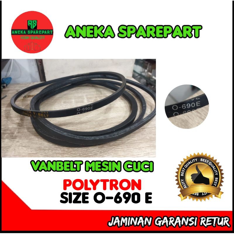 vanbelt mesin cuci size vanbelt O-690 E vanbelt mesin cuci polytron