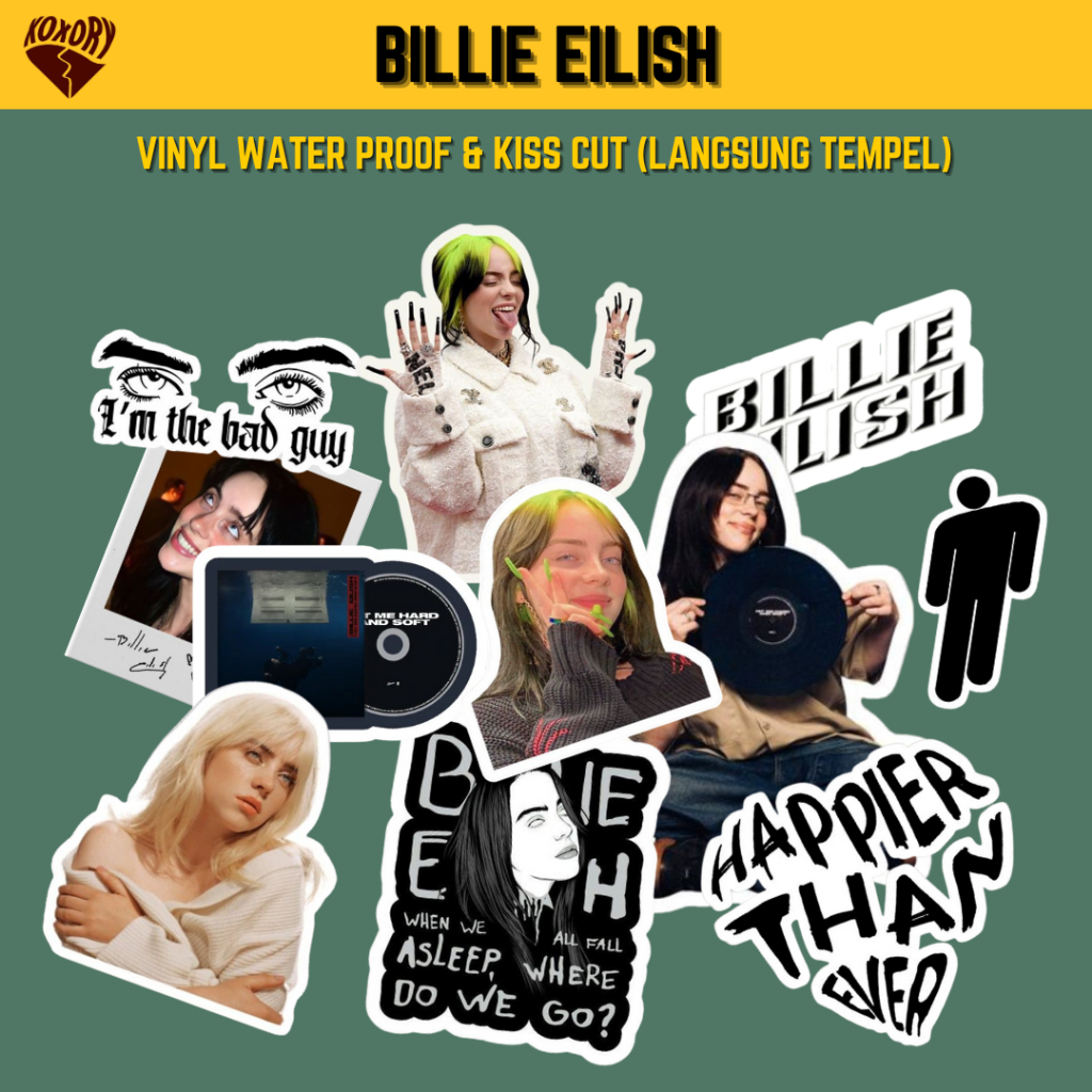 

Billie Eilish Sticker Pack Murah A6
