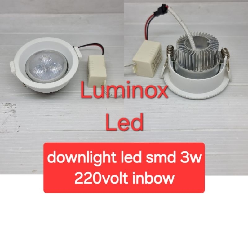 downlight led 3watt 3w 3mata / spot light ceiling plafon led 3 watt 3w 220volt