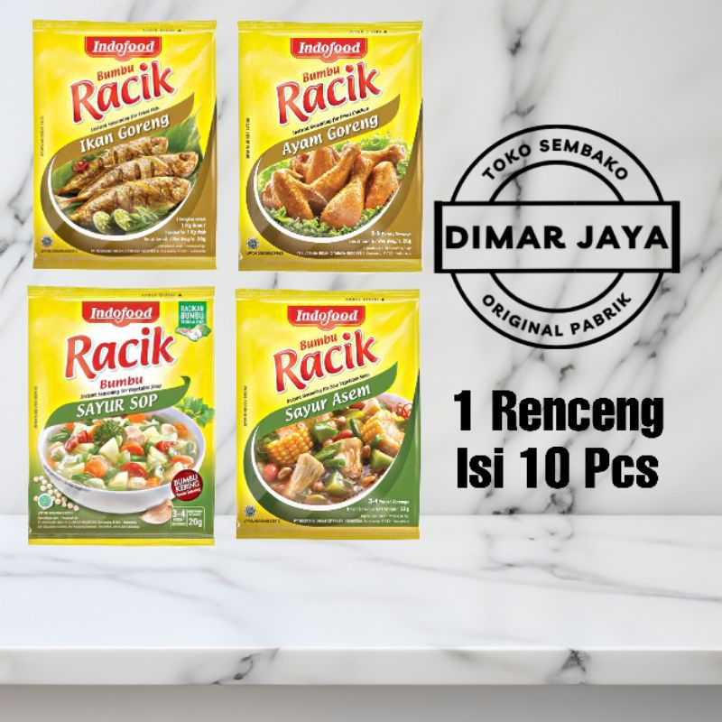 

Bumbu Racik Indofood 1 Renceng isi 10 Pcs