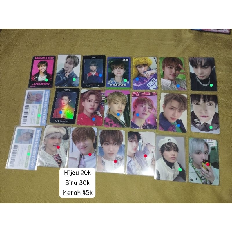 Photo card nct dream nct 127 wayv nct