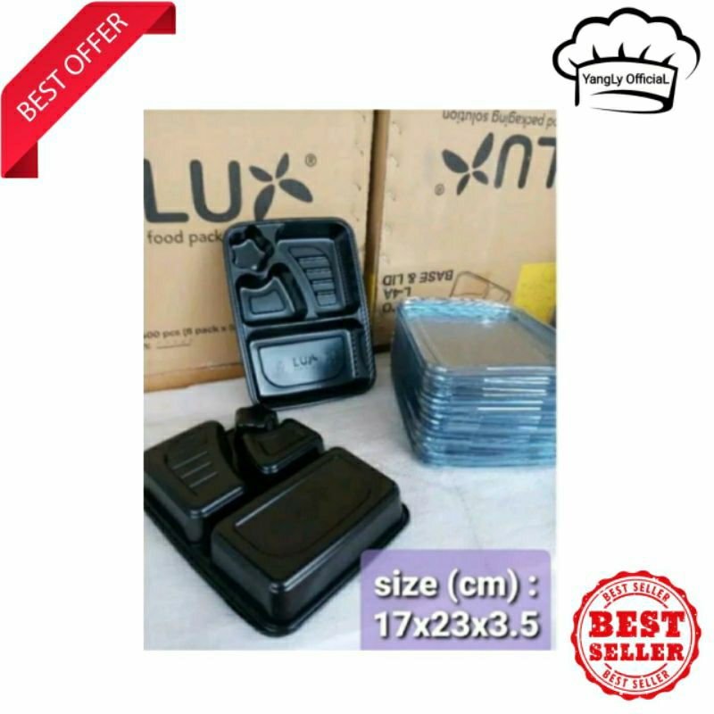 Mika Nasi Bento / Tray Bento / Lunch Box Merk LUX - GOOD QUALITY