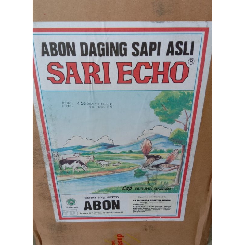 

Abon Sapi Sari Echo 1kg