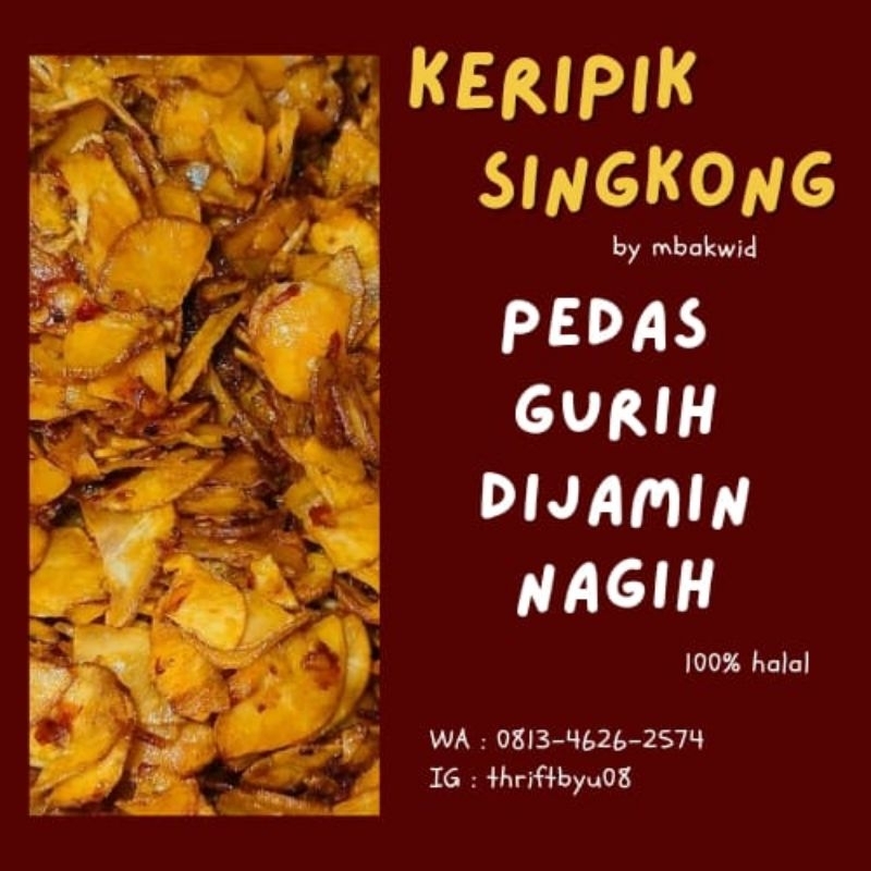 

KERIPIK SINGKONG PEDAS MANIS