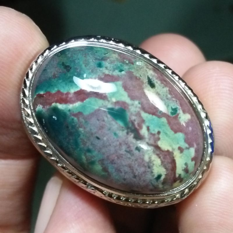 Batu Pancawarna - Nogosui Multicolour. Bukan Batu Ijo Garut Bacan Doko Bacan Totol Red Baron Pacitan