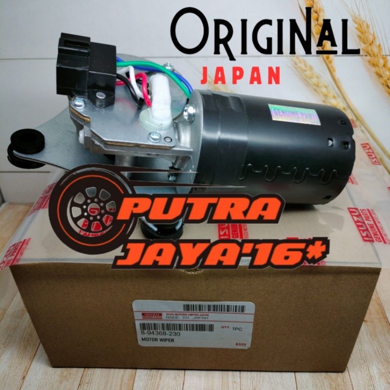 MOTOR DINAMO WIPER ISUZU PANTHER 2.3/2.5 KAPSUL TOURING ORI JAPAN