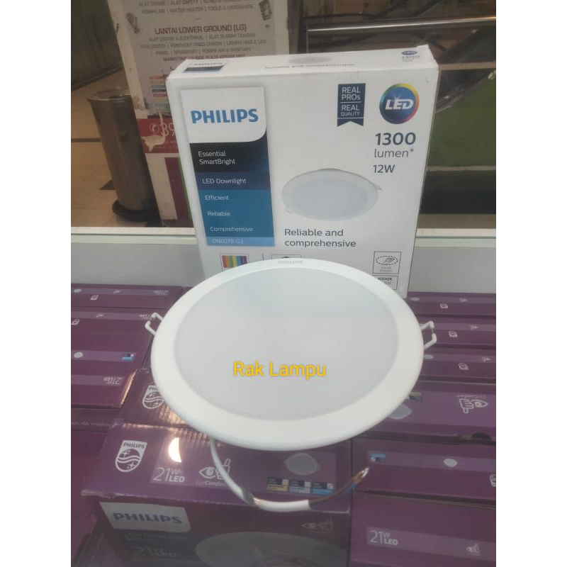 PHILIPS Lampu LED Dwonlight DN027B 12Watt inbow