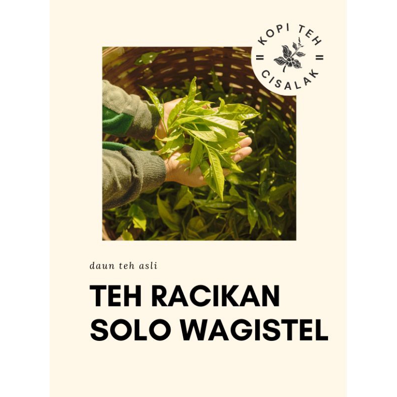 

Teh Racik Wagistel Solo Untuk Seduh 1 Liter