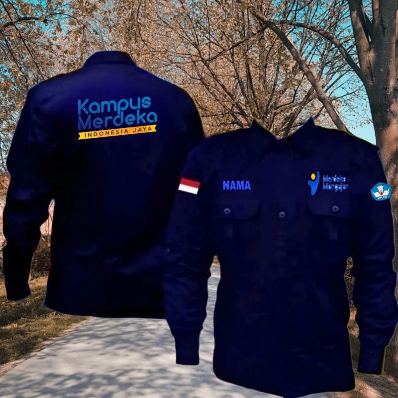 kemeja kampus merdeka seragam kampus merdeka pdh kampuserdeka kemeja merdeka mengajar seragam merdek