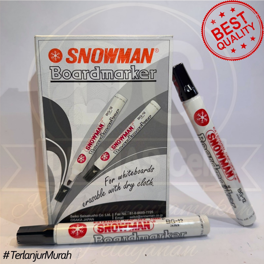 Spidol papan hitam Snowman / Spidol Snowman Boardmarker