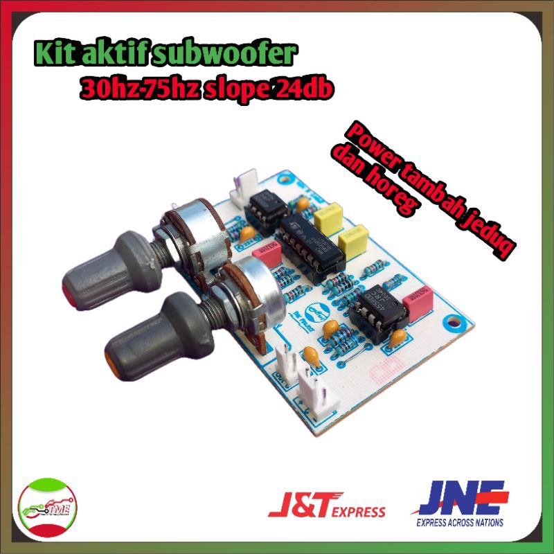 kit aktif filter subwoofer slope 24db