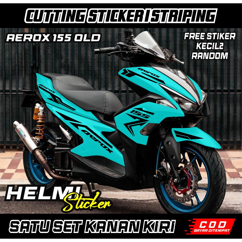CUTTING STICKER/STRIPING AEROX OLD || AEROX OLD STRIPING VARIASI