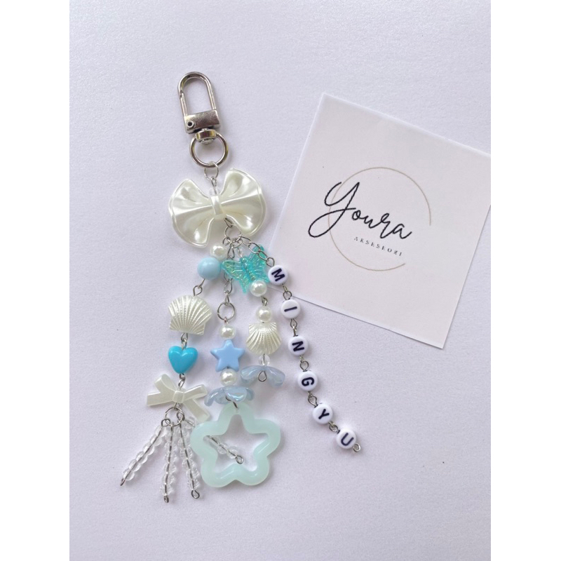 Custom keychain | custom gantungan tas nama | keychain custom