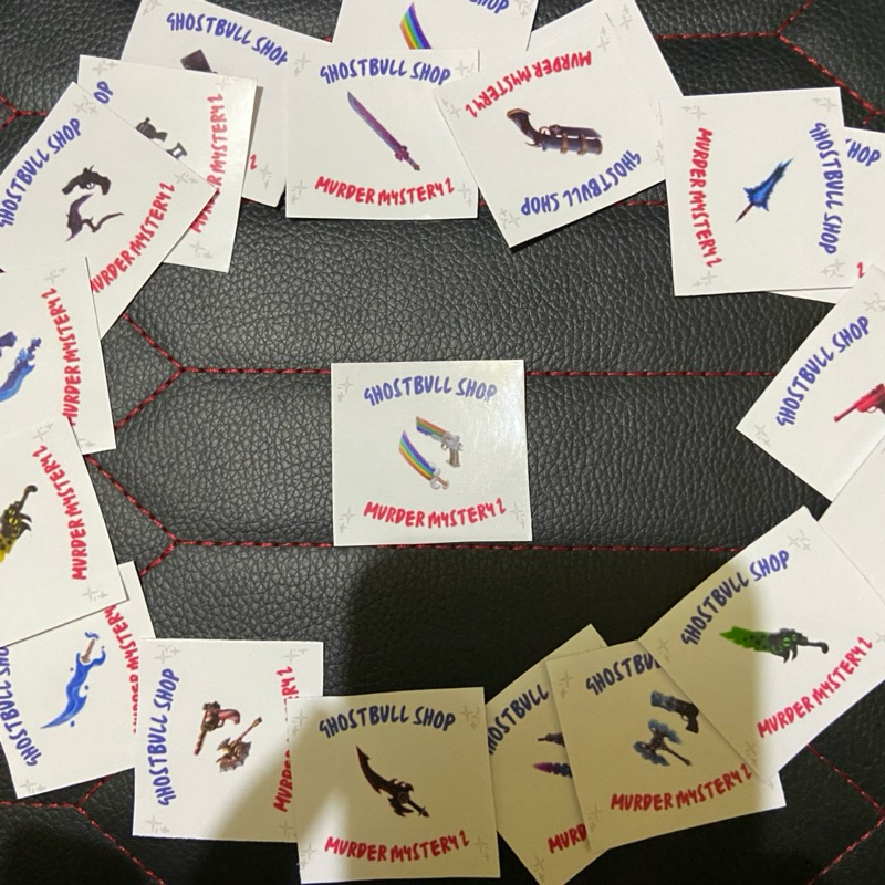 

Stiker Rainbow Set Godly Mm2 Trade Murder Myster 2