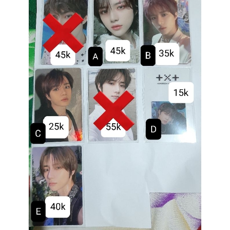 PC BEOMGYU TXT WORLD FREEZE, WEVERSE TEMPATION, POB WVG MINISODE 1&2