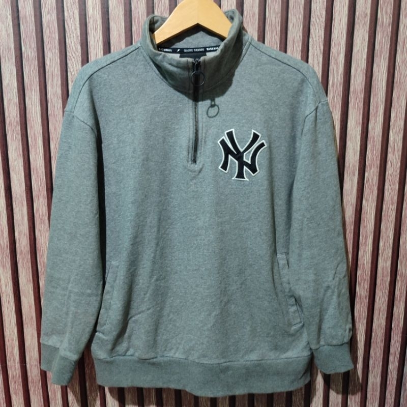 Crewneck/Sweater MLB Halzip Big Logo Original Second