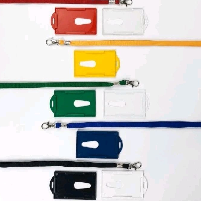 

topla id card 002 + tali cantol 1cm tempat kartu tali name tag