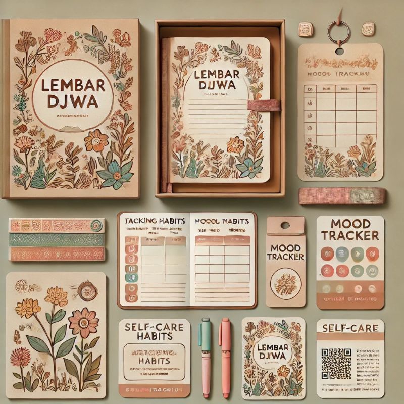 

Bullet Journal Kit Lembar Djiwa - Special Kit with Love