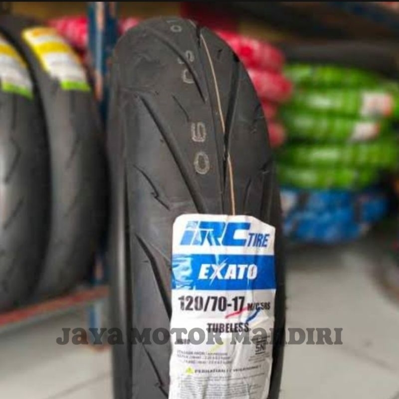 BAN IRC 120/70 ring 17 EXATO TUBELESS ORIGINAL VIXION, MX KING 150, CBR, GTR 150