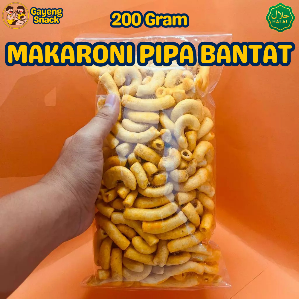 

Makaroni Pipa Bantat Jagung Bakar - Makaroni Pipa Renyah Rasa Jagung 200gr