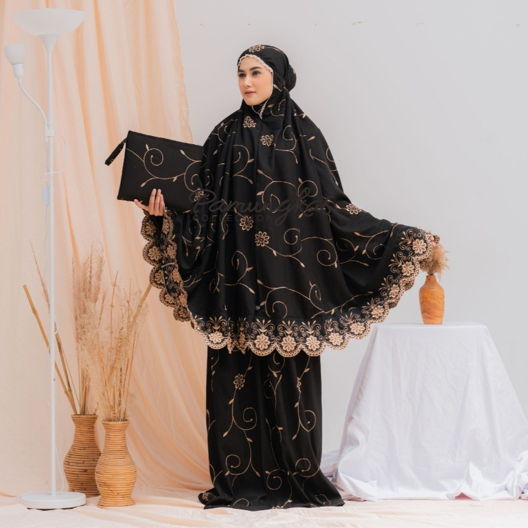 Mukena Gracella Katun Micro / Mukena Bordir Gracella