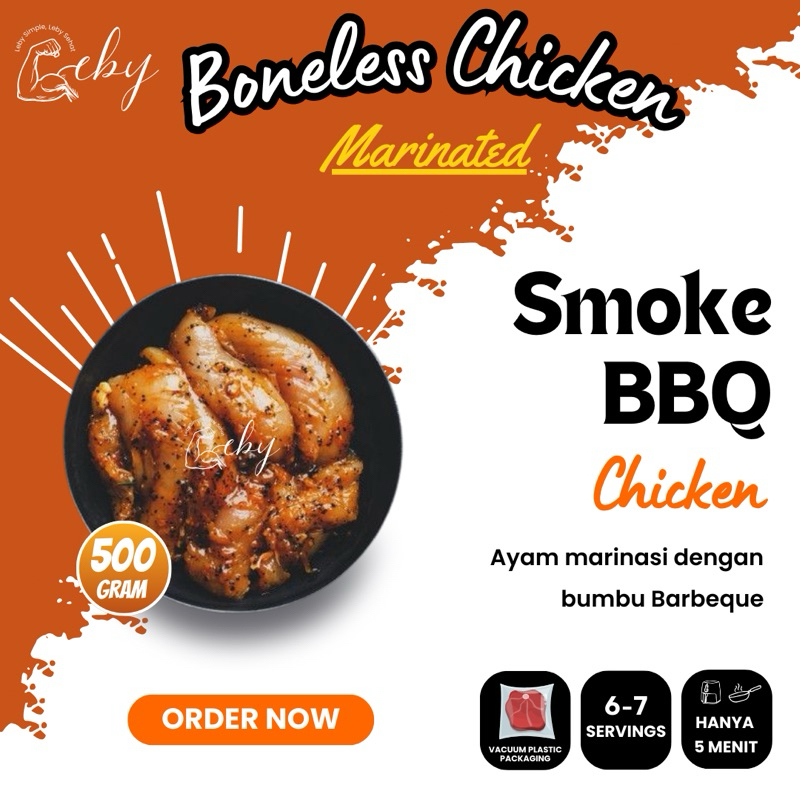 

Leby - Dada Ayam Paha Ayam Marinasi Smoke BBQ / Makanan Diet Rendah Kalori Siap Masak Bulgogi Blackpaper Gochujang BlackPepper Barbeque Roasted Curry 220 500 g Chicken Breast Thigh Marinade 220g 500g / Leby Lebih Simpel Lebih Sehat Lebih Murah Ketjebadai
