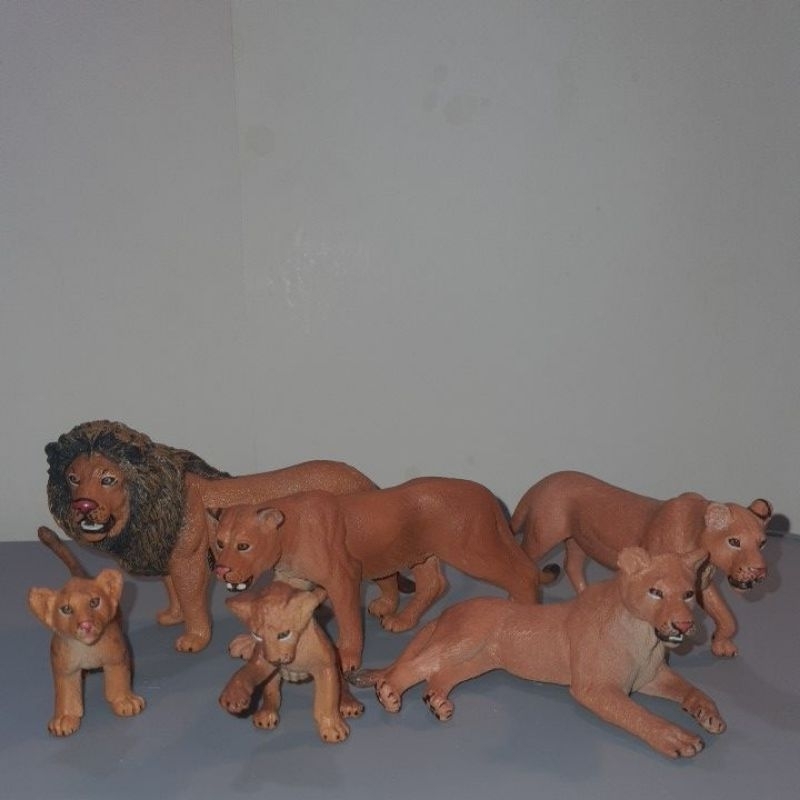 ANIMAL FIGURINE| LION|SINGA/ MAINAN MINIATUR BINATANG SINGA[NEW CANNA]