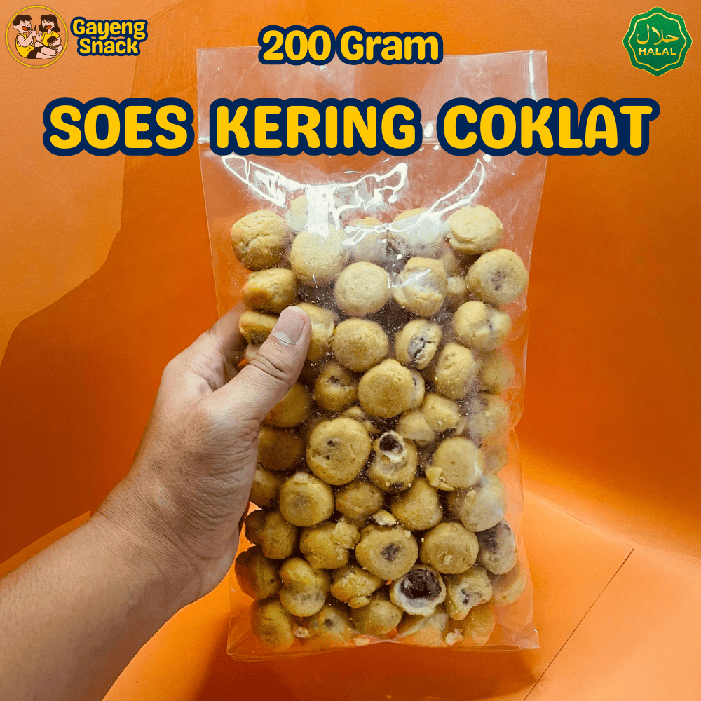 

Soes Sus Kering Coklat - Kue Sus Mini Coklat Lumer 200gr