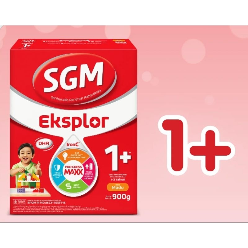 

SGM || SGM Eksplor 1+ 900 gr madu