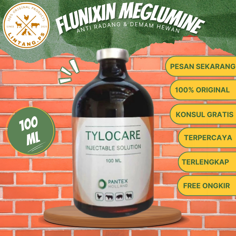 Tylocare Tylosin 100ml Grosir 12 Pcs - Tylocare Injeksi - Obat Hewan Ternak Grosir - Obat Injeksi He