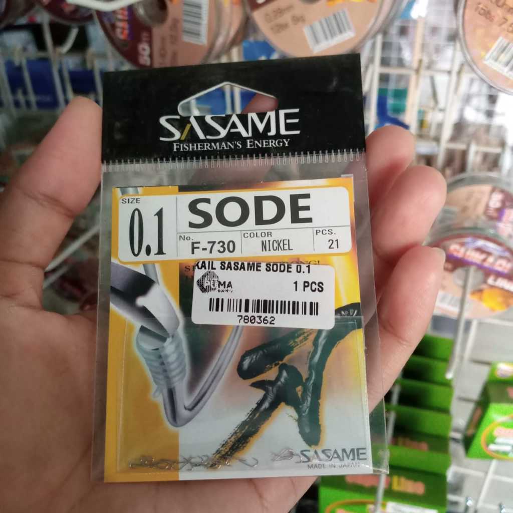 Kail Sasame Sode Tanpa Lubang Sasame Sode F-730 Hook Mata Kail Pancing