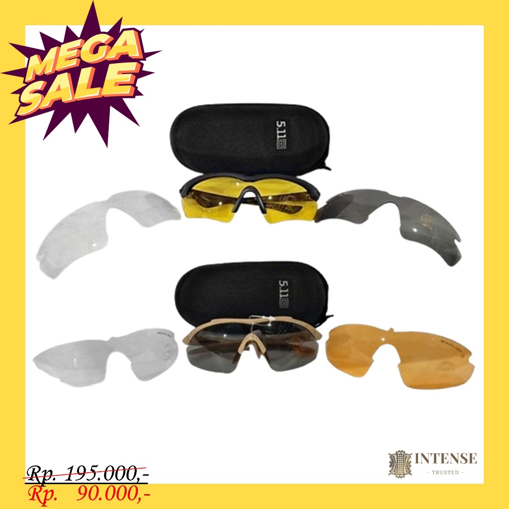 KACAMATA SPORT FASHION SET 5.11 TS 3LENS / KACAMATA OLAHRAGA (902603045)