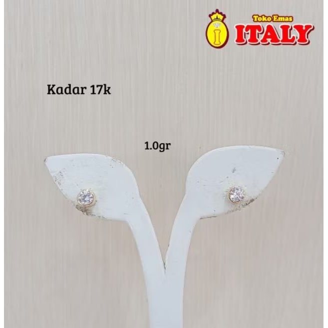 Giwang tusuk emmas tua variasi mata burung