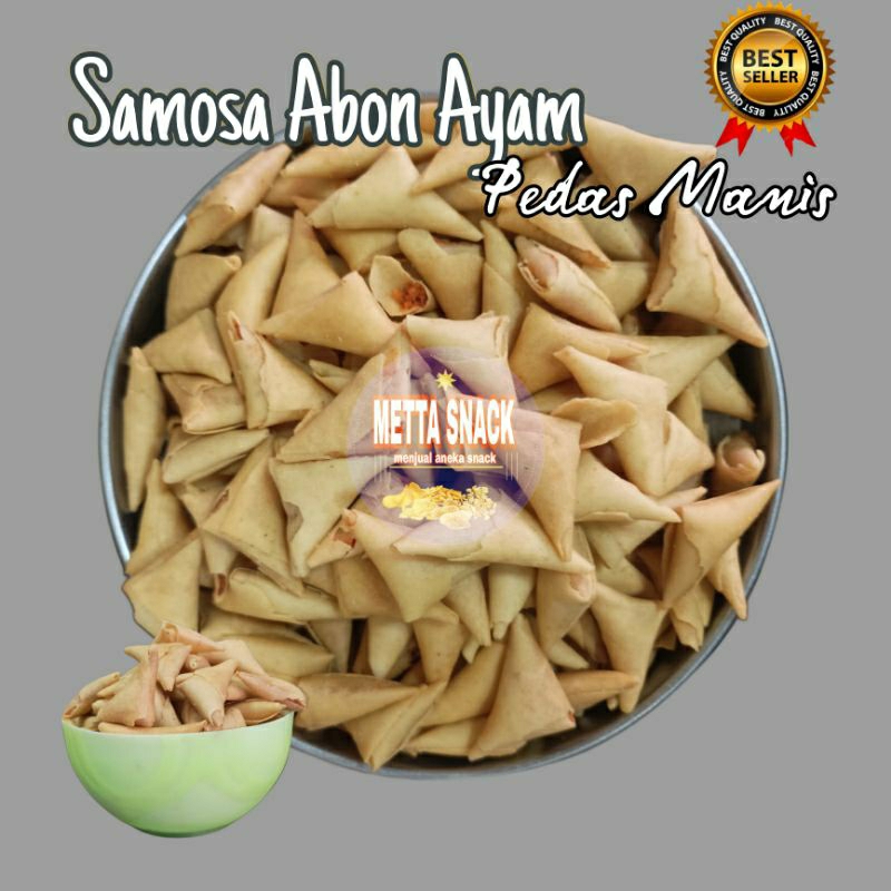 

Samosa Abon Ayam Pedas Manis Sarikaya 250 Gram