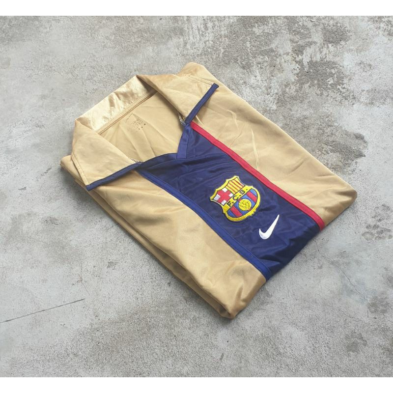 Jersey FC Barcelona Away 2001 - 2002 Colour Golden